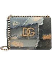 Dolce & Gabbana - 3.5 Dg Logo Plaque Crossbody Bag - Lyst