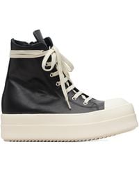 Rick Owens - Lace-Up High-Top Casual Sneakers - Lyst