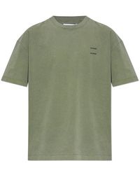 Samsøe & Samsøe - Logo-Print T-Shirt - Lyst