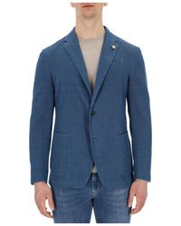 Lardini - Textured Single-Breasted Blazer - Lyst