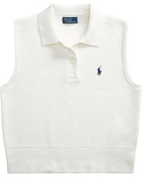 Polo Ralph Lauren - Sleeveless Polo Knitted Sweater - Lyst