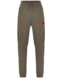 BOSS - Hugo Doak Closed Hem Jogging Bottoms With Logo Detail - Lyst