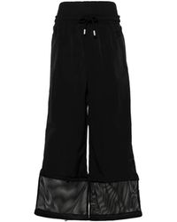 Off-White c/o Virgil Abloh - Drawstring Wide Leg Trousers - Lyst