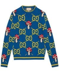 Gucci - Double G Crew-Neck Wool Jumper - Lyst