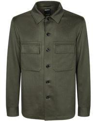 ZEGNA - Flap-Pocket Shirt Jacket - Lyst