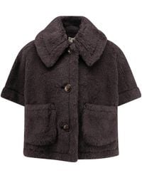 Max Mara - Boxy Button-Front Jacket - Lyst