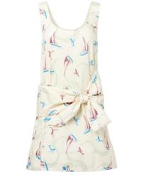 Rabanne - Printed Cotton Minidress - Lyst