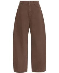 Weekend by Maxmara - Twill Casual Trousers - Lyst