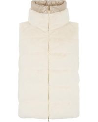 Herno - High-Neck Quilted Vest - Lyst