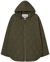 Closed - Quilted Hooded Jacket - Lyst