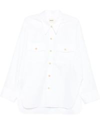 KHAITE - Long Sleeve Shirt - Lyst