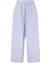 St. Agni - Relaxed Wide-Leg Trousers - Lyst
