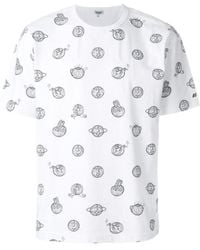 KENZO - Printed Short-Sleeved T-Shirt - Lyst