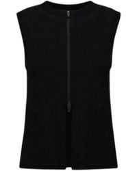 Herno - Sleeveless Zip-Front Gilet - Lyst