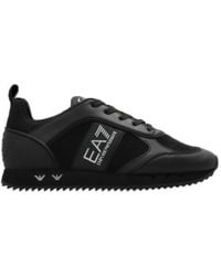 EA7 - Logo Detail Sneakers - Lyst