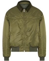 Maison Margiela - Four Stitches Zip-Up Bomber Jacket - Lyst