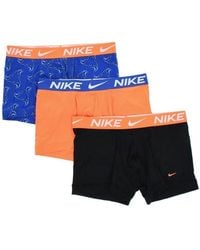 Nike - Dri-Fit Logo Elastic Waistband Boxer Briefs 3-Pack - Lyst