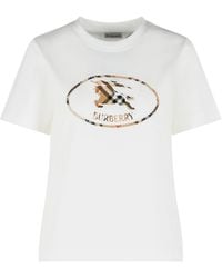 Burberry - 'Frankie' Cotton T-Shirt - Lyst