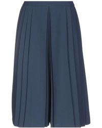 Tory Burch - Solid Color Chiffon Culottes - Lyst