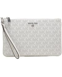 Michael Kors - Jet Set Charm Logo-Plaque Wristlet - Lyst