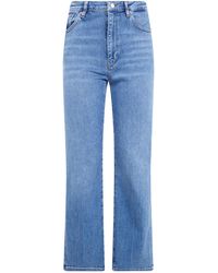 FRAME - Logo Patch Pants - Lyst