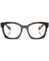 Prada - Eyewear Square Frame Glasses - Lyst