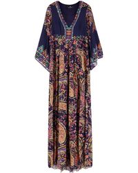 Etro - Paisley Print Maxi Kaftan Dress - Lyst