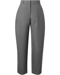 Givenchy - Cocoon Wool Wide-Leg Pants - Lyst
