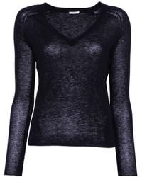 JOSEPH - Sheer Knit Top - Lyst