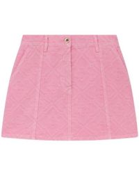 CASABLANCA - Monogram Denim Skirt - Lyst