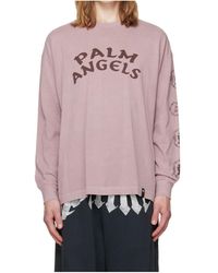 Palm Angels - Devil Herald Long-Sleeve T-Shirt - Lyst