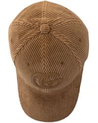 Gucci - Embroidery Velvet Baseball Hat - Lyst