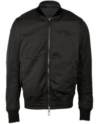 Emporio Armani - Logo Baseball Jacket - Lyst