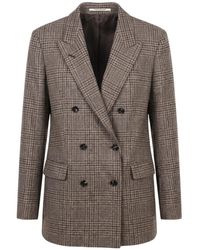 Tagliatore - Jasmine Double-Breasted Check-Pattern Blazer - Lyst