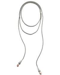 Bottega Veneta - Pearl Scarf Necklace - Lyst
