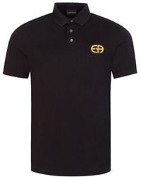 Emporio Armani - Logo Short-Sleeved Polo Shirt - Lyst