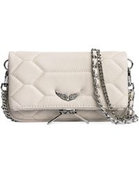 Zadig & Voltaire - Rock Nano Xl Quilted Clutch Bag - Lyst