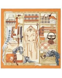 Burberry - Wardrobe Printed Silk Scarf - Lyst