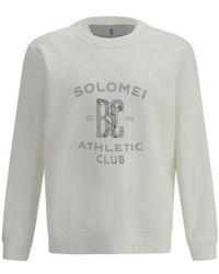 Brunello Cucinelli - Long Sleeved Crewneck Sweatshirt - Lyst