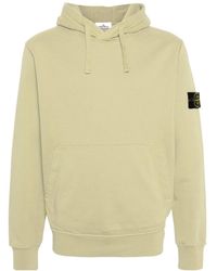 Stone Island - Logo Patch Drawstring Hoodie - Lyst