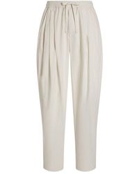 Dolce & Gabbana - Loose Fit Pleated Trousers - Lyst