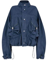 The Attico - The Oversized Utility Bomber Jacket - Lyst