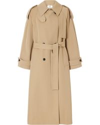 Rohe - Double-Breasted Long-Sleeved Trench Coat - Lyst