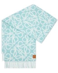 Loewe - Alpaca And Wool-Blend Anagram Scarf - Lyst
