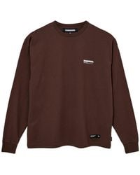 Neighborhood - Logo-Print Long-Sleeve Sweatshirt - Lyst