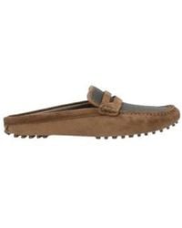 Brunello Cucinelli - Suede Mule Shoes - Lyst