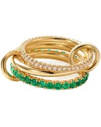 Spinelli Kilcollin - Norah 18-Karat, Emerald And Diamond Ring - Lyst