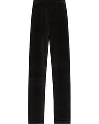 Dolce & Gabbana - Dg Logo Embroidered Chenille Jogging Pants - Lyst