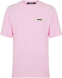 Jacquemus - Crew Neck Short-Sleeved T-Shirt - Lyst