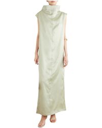 altuzarra lafont ruffled silk maxi dress Shop Altuzarra - Lafont Ruffled Silk Maxi Dress - Ivory - FR 40 - Moda Operandi on Sale at BeyondStyle Get 40% Off Altuzarra